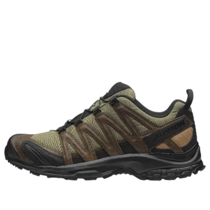 Salomon XA PRO Distressed Leather ”Dark Earth Black”