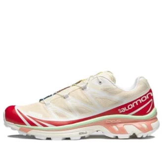 Salomon XT-6 ”Shortbread Poppy Red Green Ash”