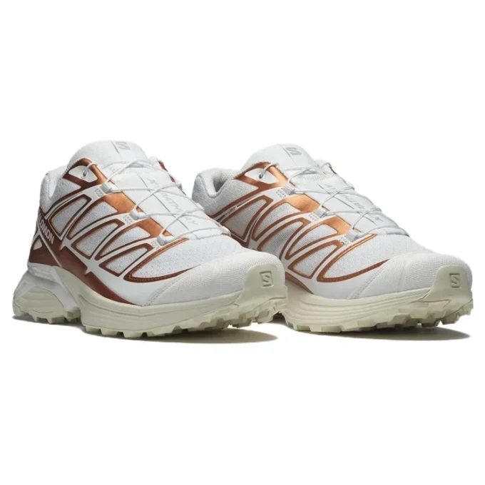 XT-PATHWAY Metallic Sneakers ”White Ftw Copper Almond Milk”